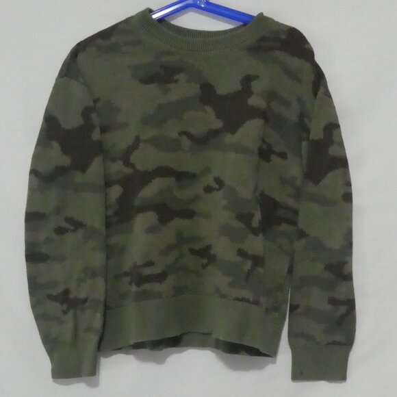 GAP KIDS - medium | Olive Green Camo / Camoflage Sweater - Picture 1 of 14